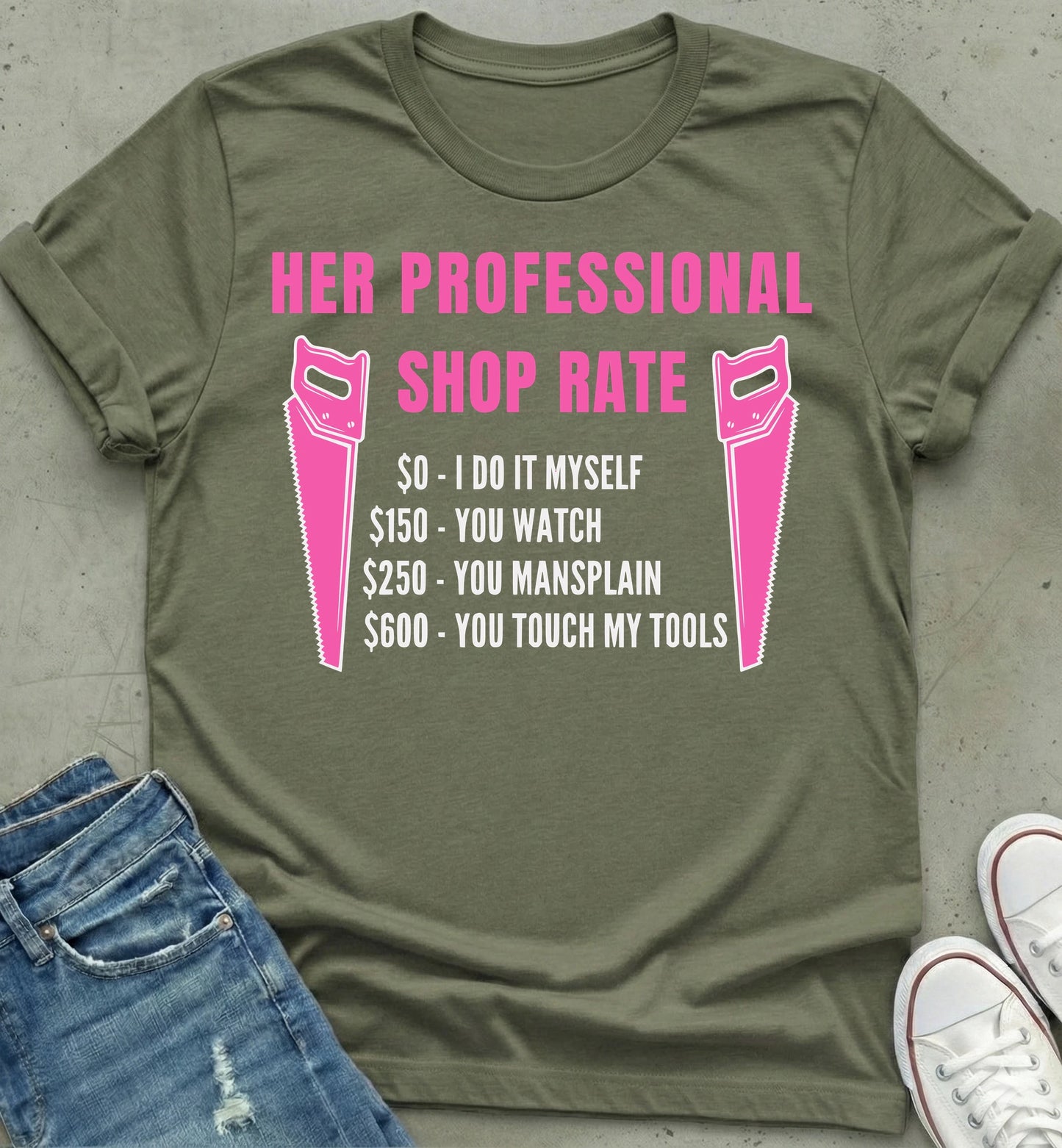 Professional Woodworking Women's Tee