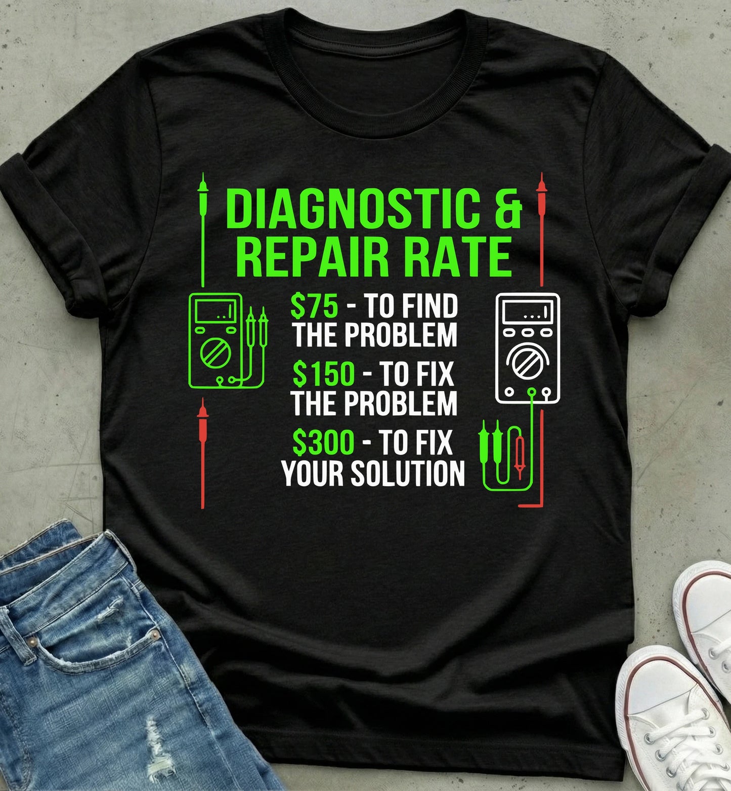 Electrical Repair Rates Poster