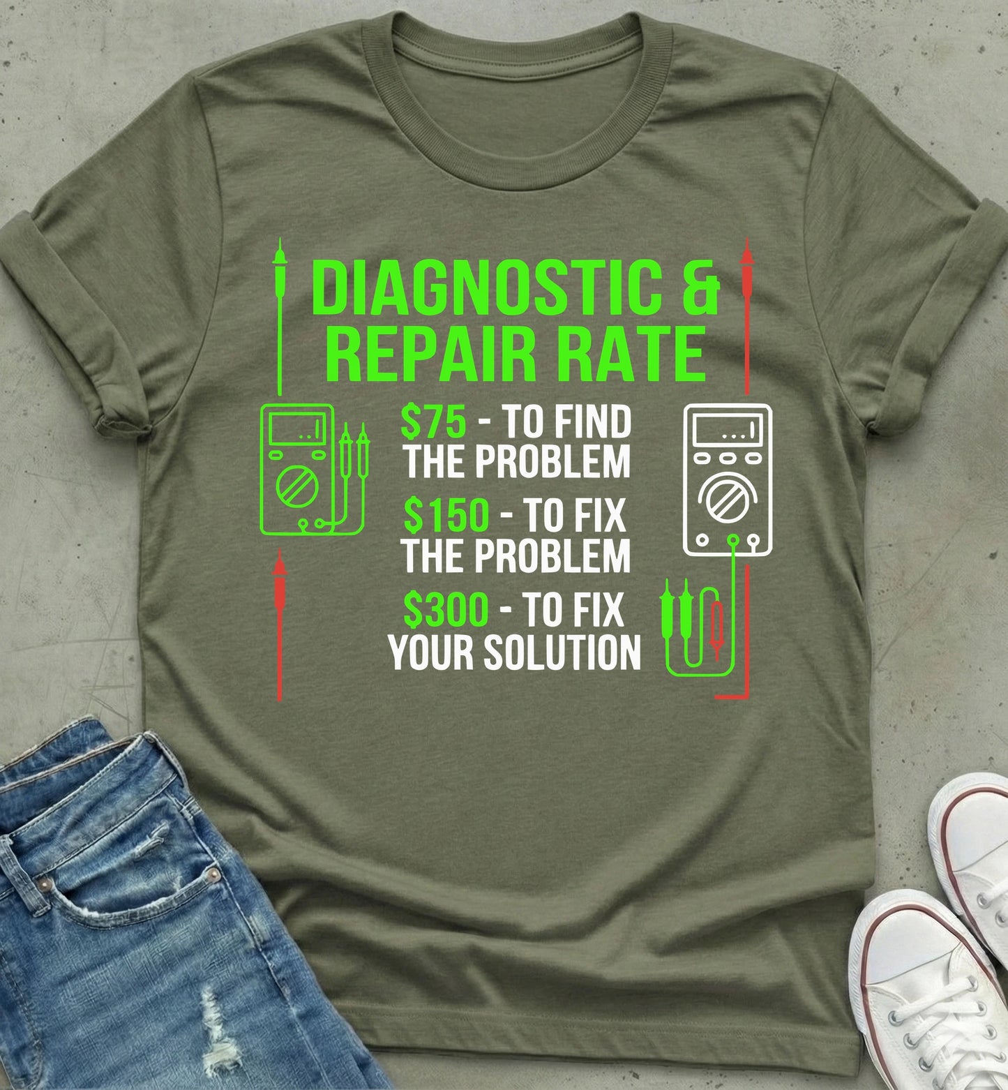 Electrical Repair Rates Poster