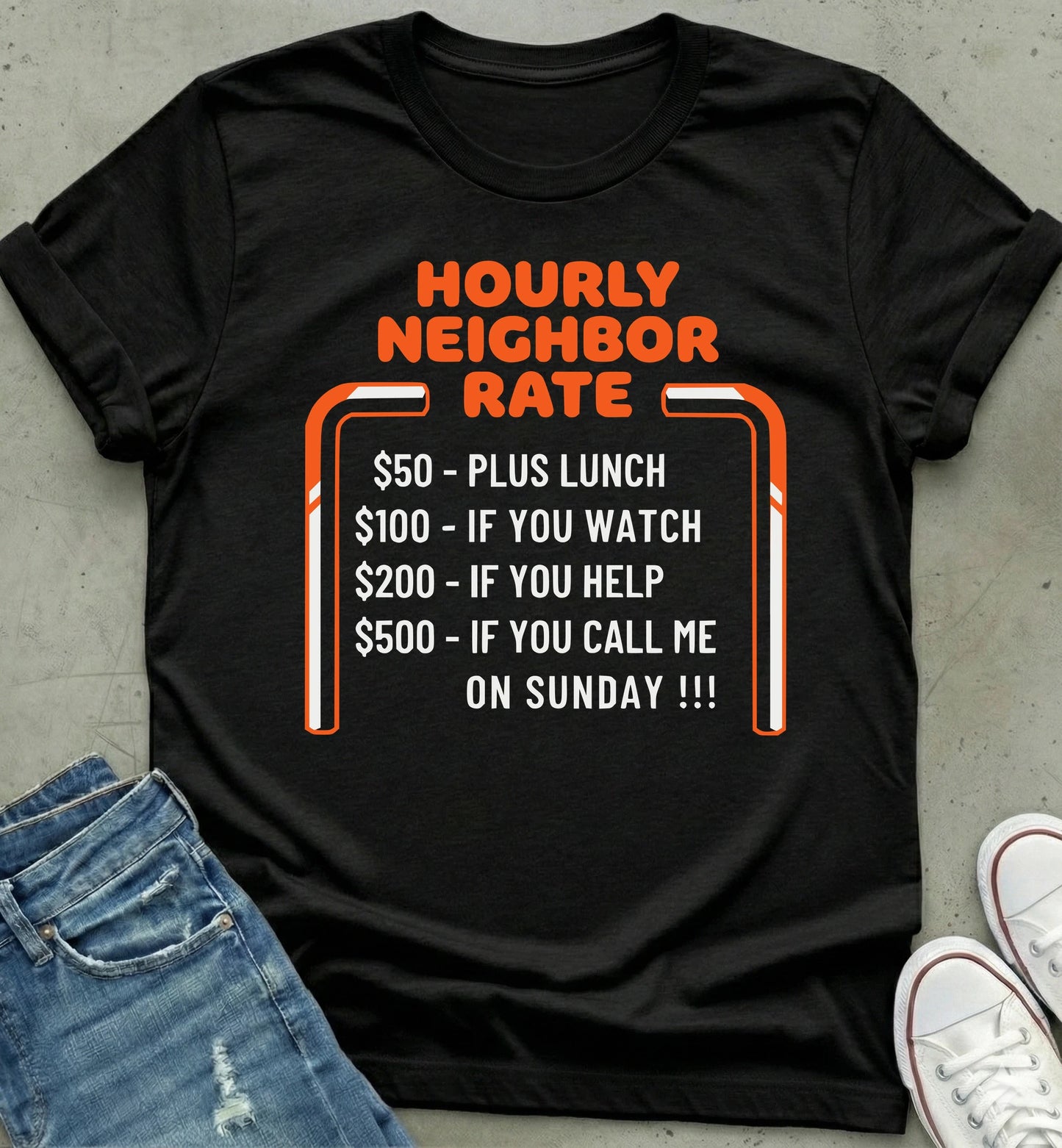 Handy Neighbor Humor T-Shirt