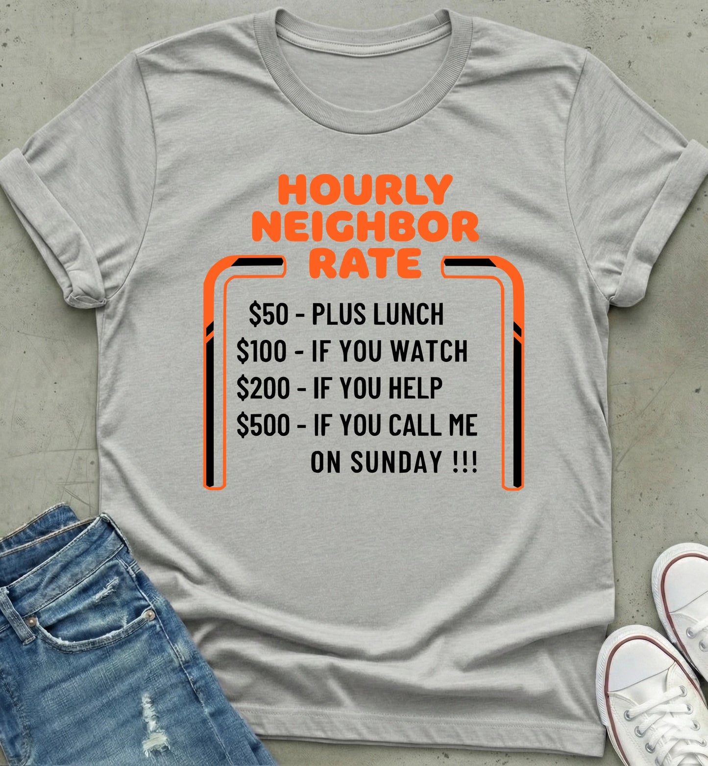 Handy Neighbor Humor T-Shirt