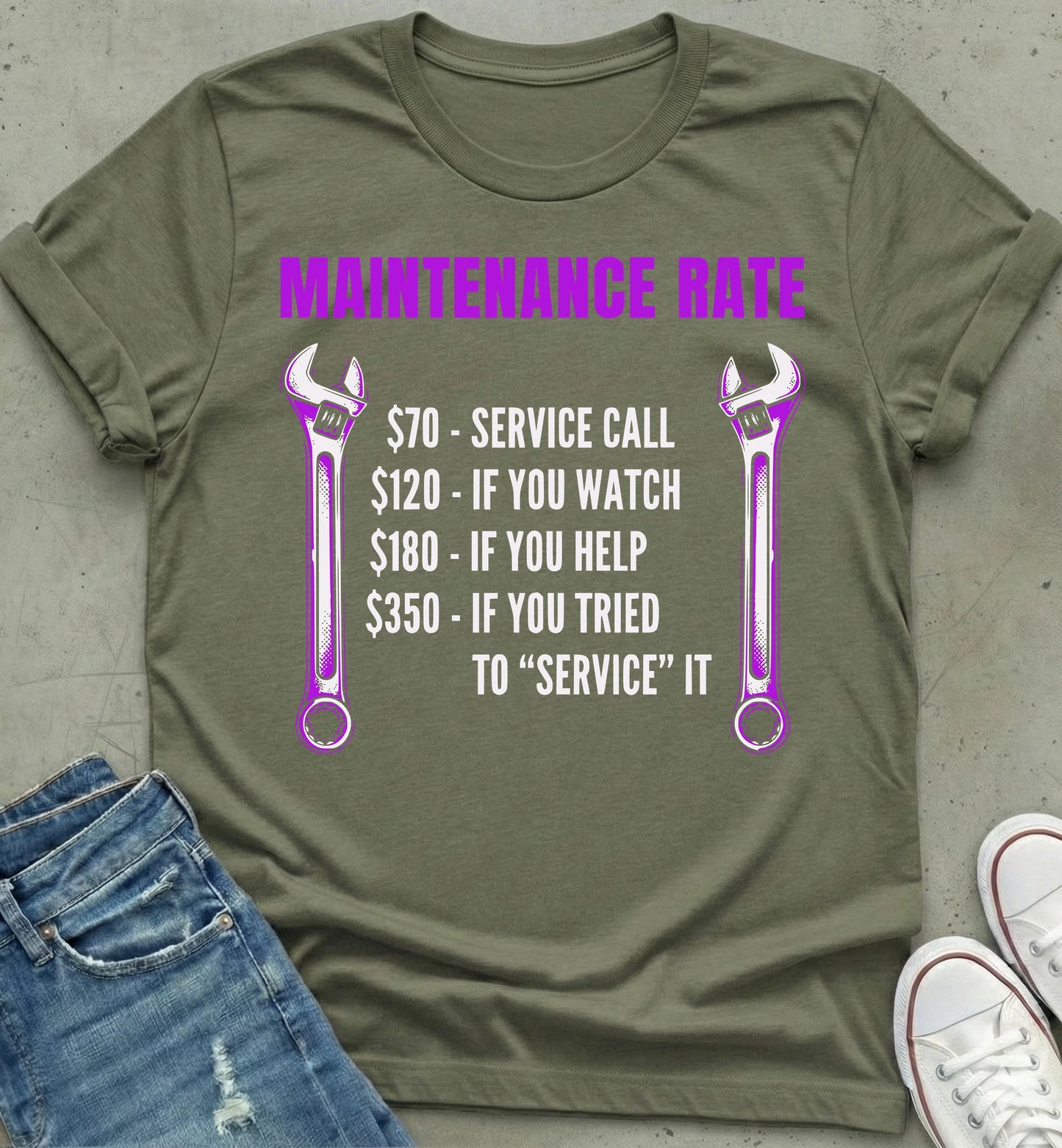 Classic Mechanic's Humor Tee