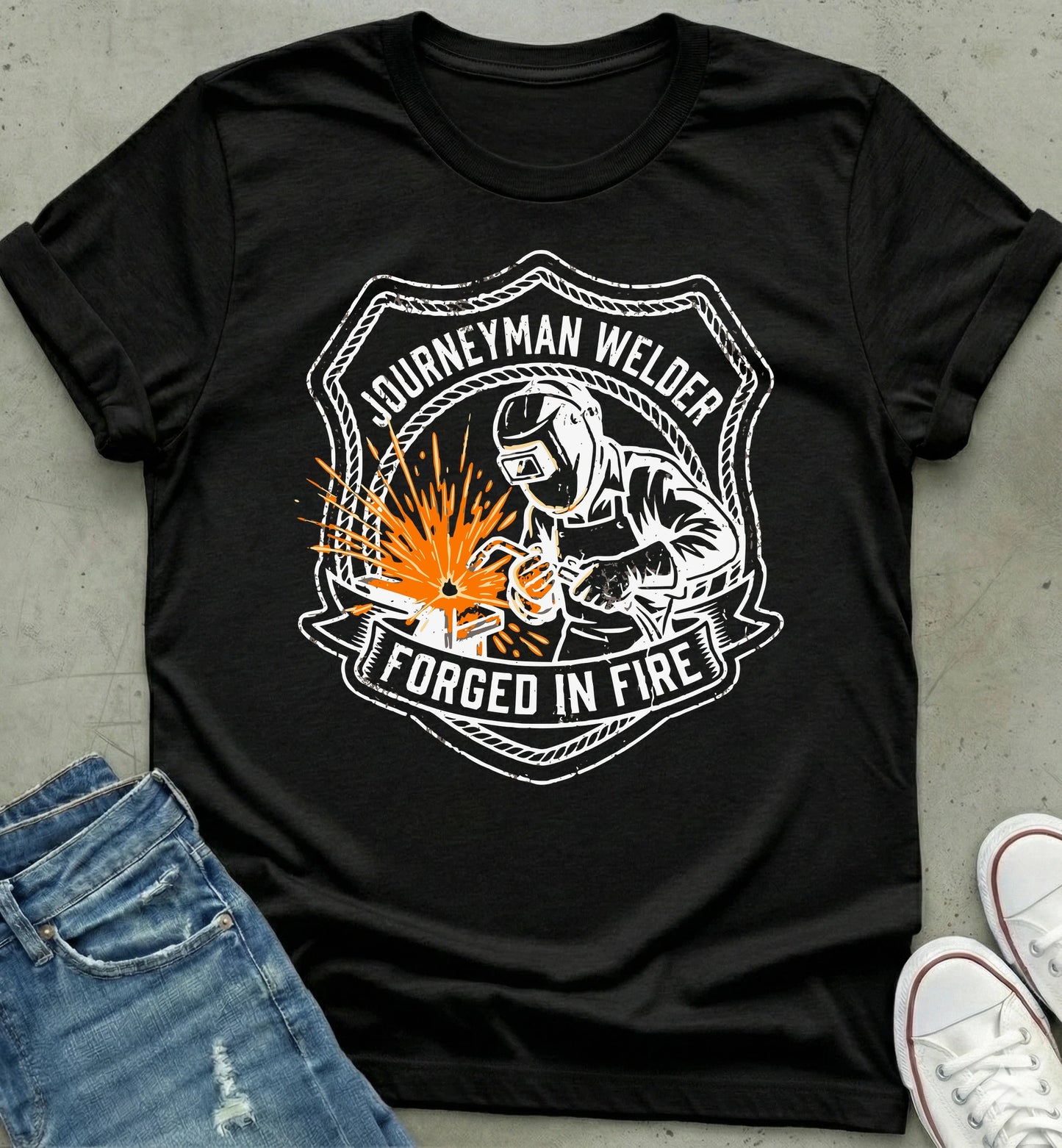 Journeyman Welder Pride Tee