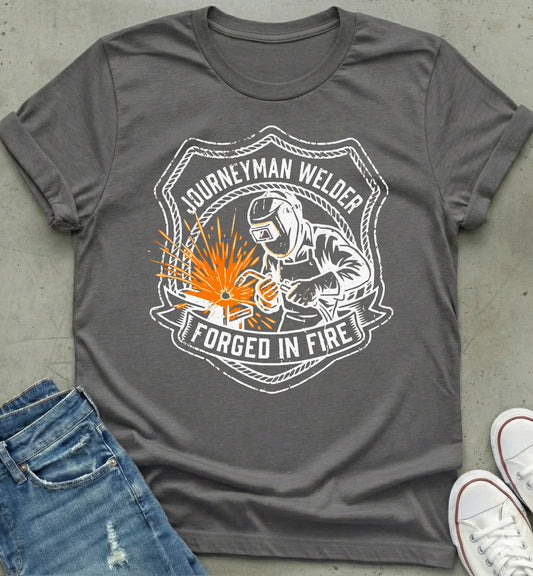 Journeyman Welder Pride Tee