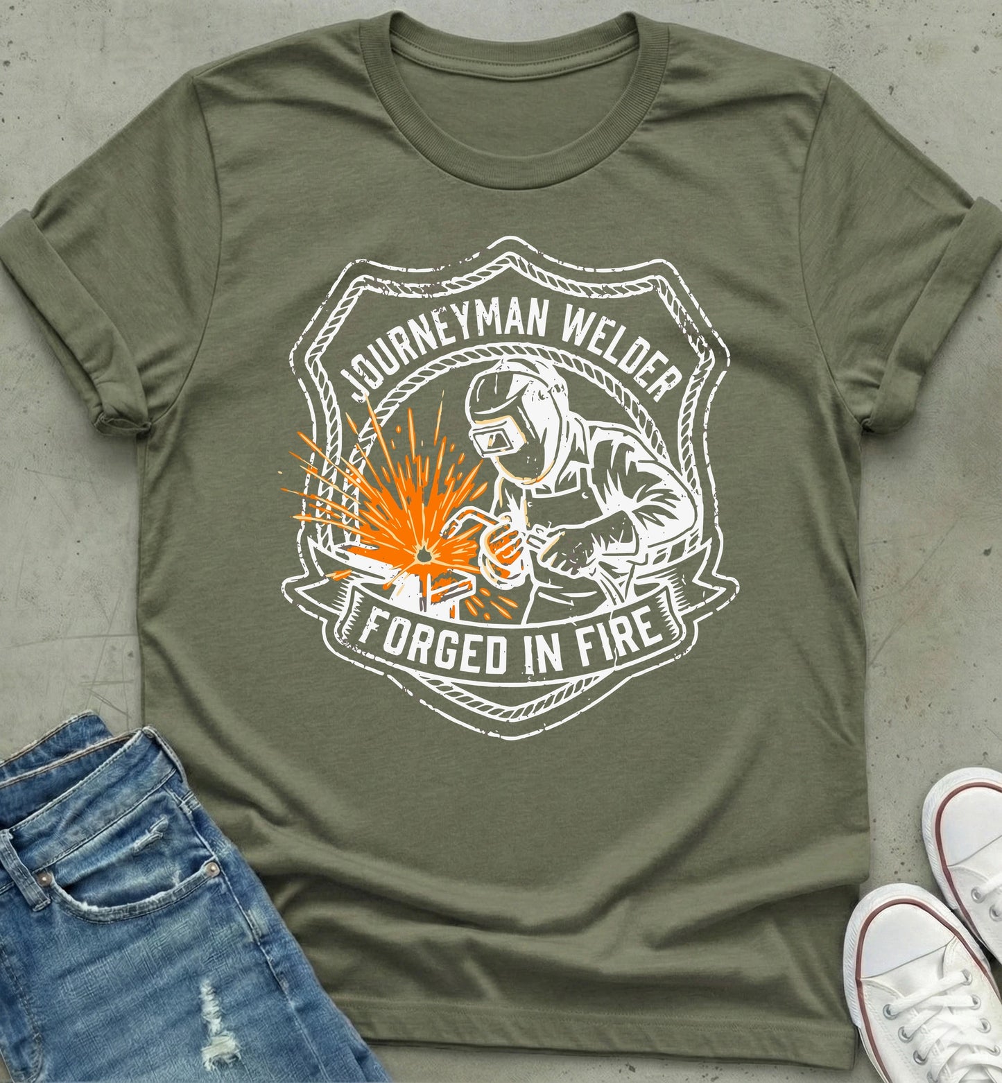 Journeyman Welder Pride Tee