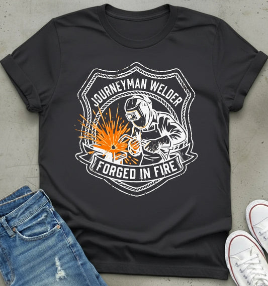 Journeyman Welder Pride Tee