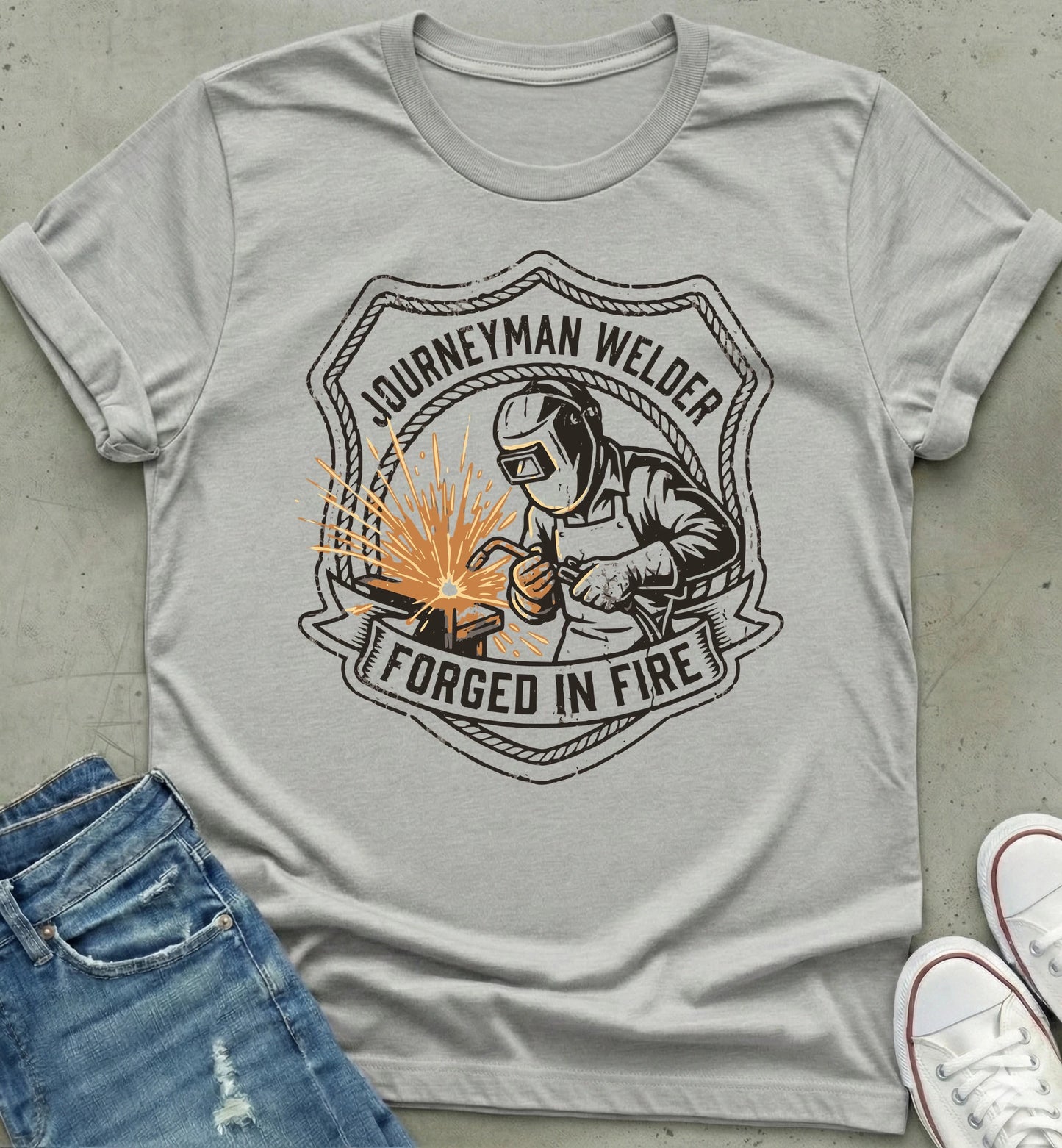 Journeyman Welder Pride Tee