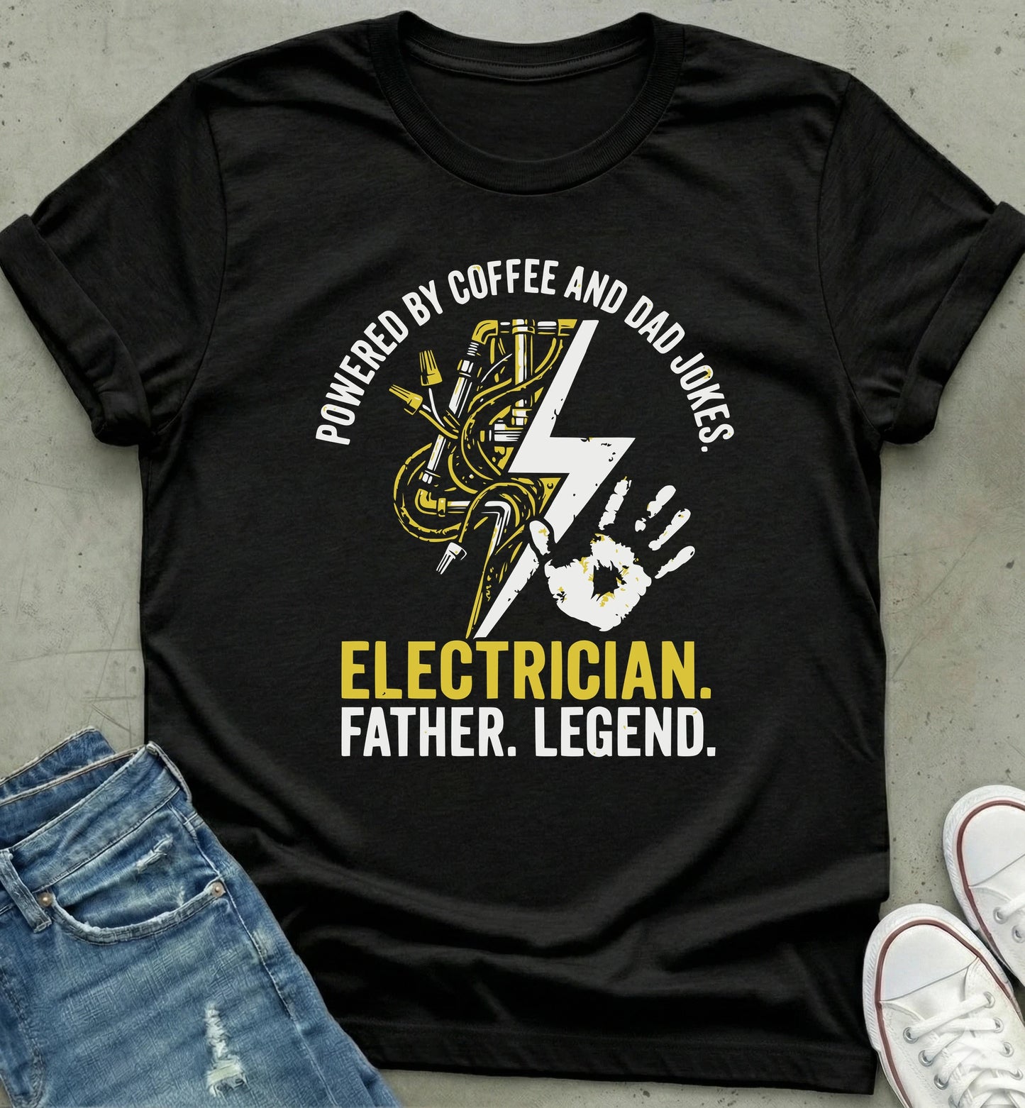 Bold Electrician Graphic Tee