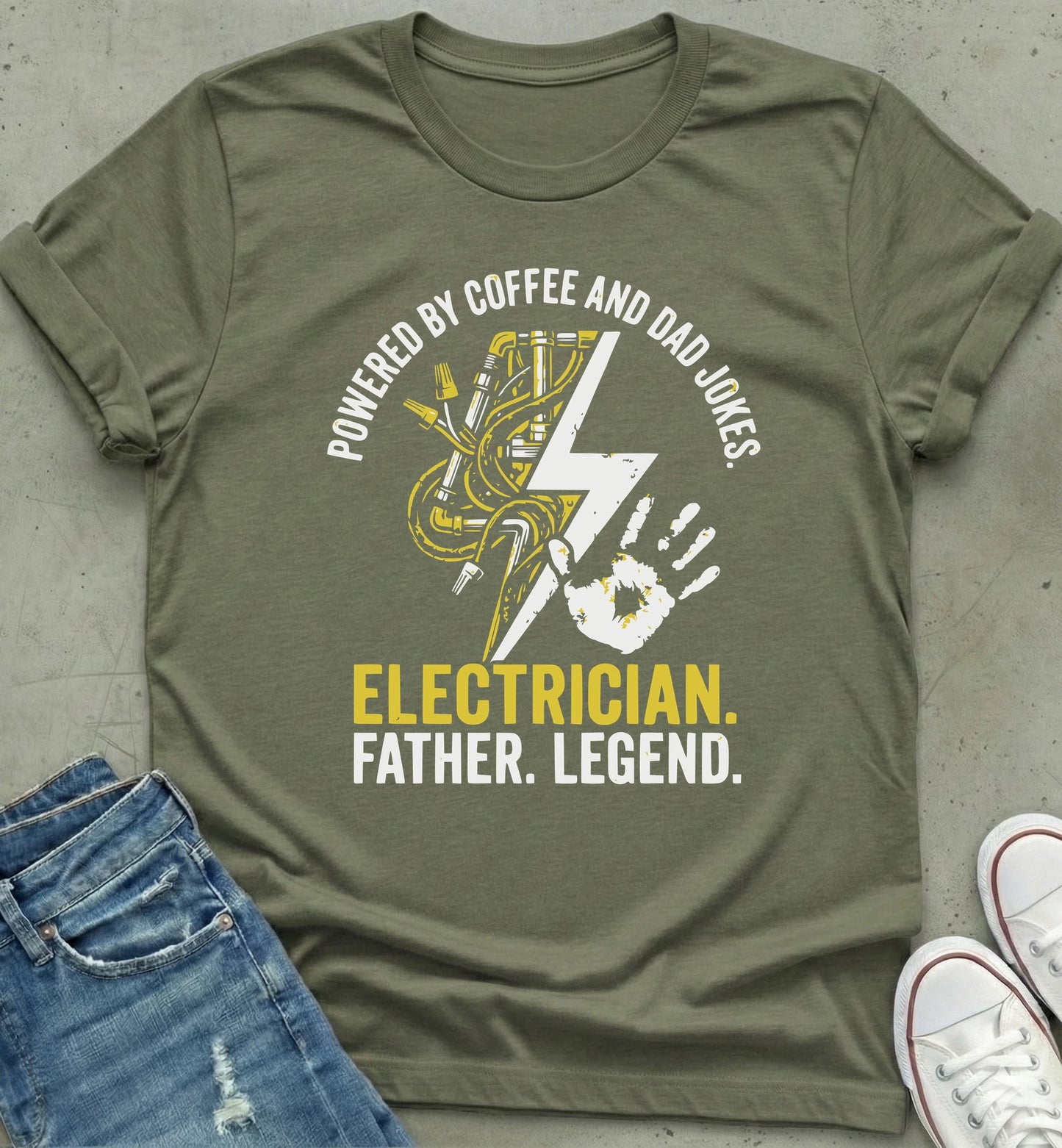 Bold Electrician Graphic Tee