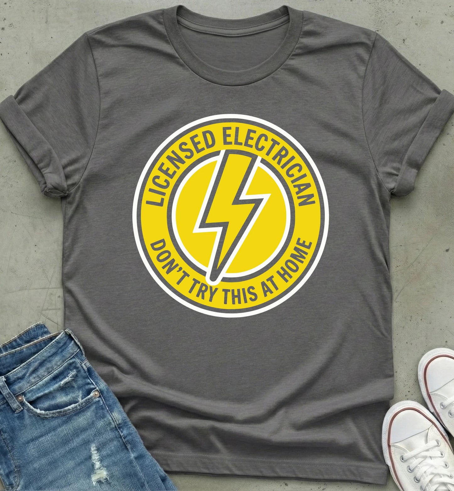 Licensed Electrician Badge Shirt