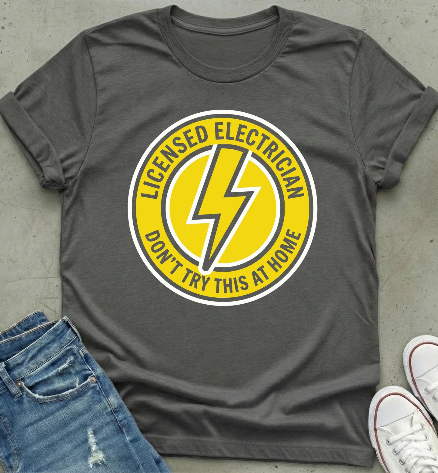 Licensed Electrician Badge Shirt