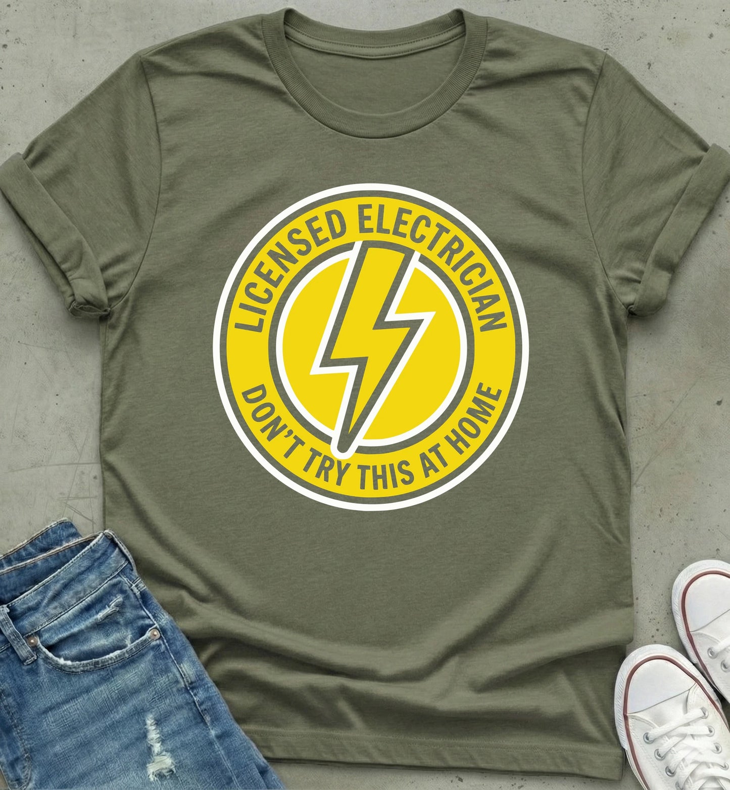 Licensed Electrician Badge Shirt
