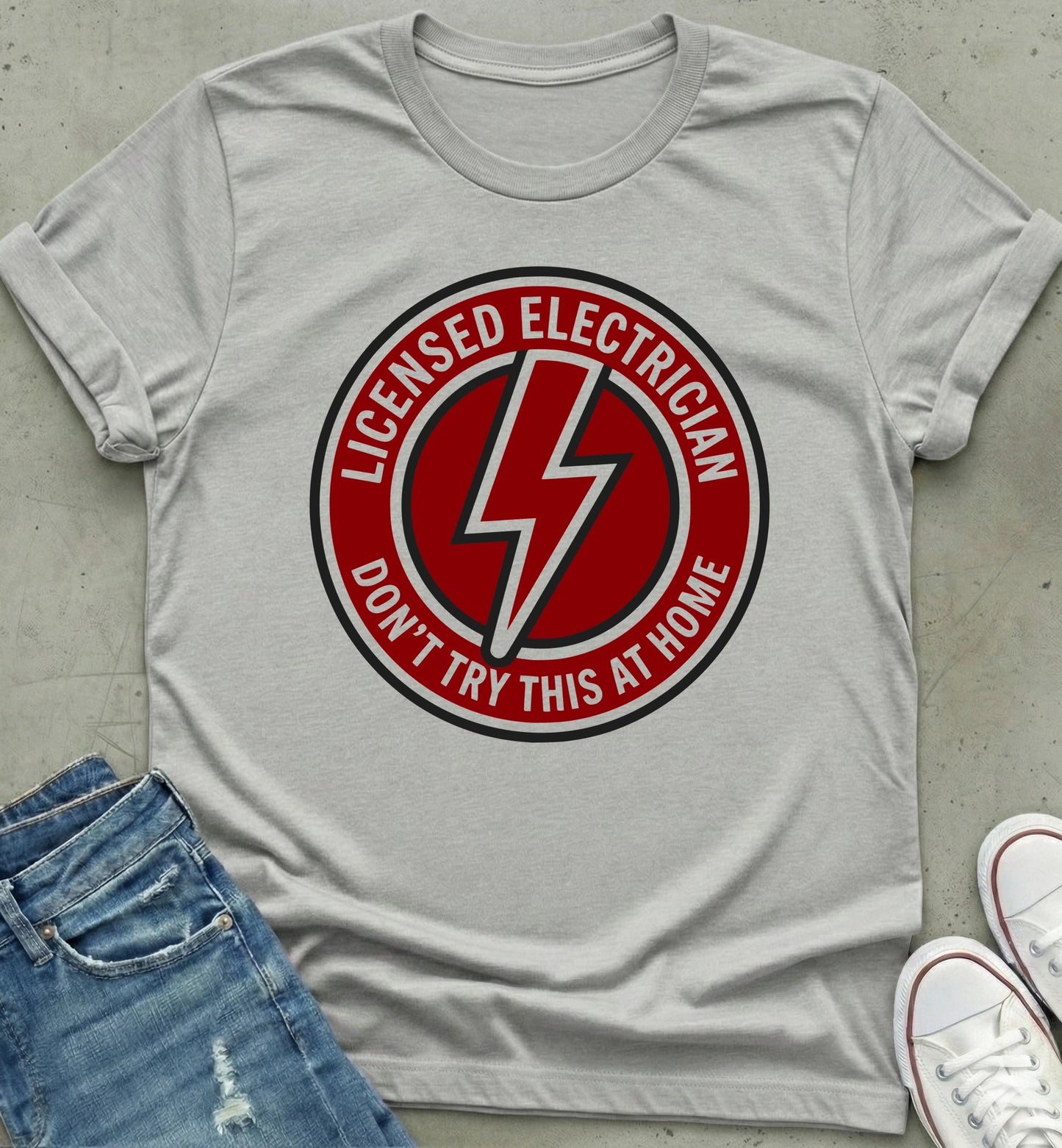Licensed Electrician Badge Shirt