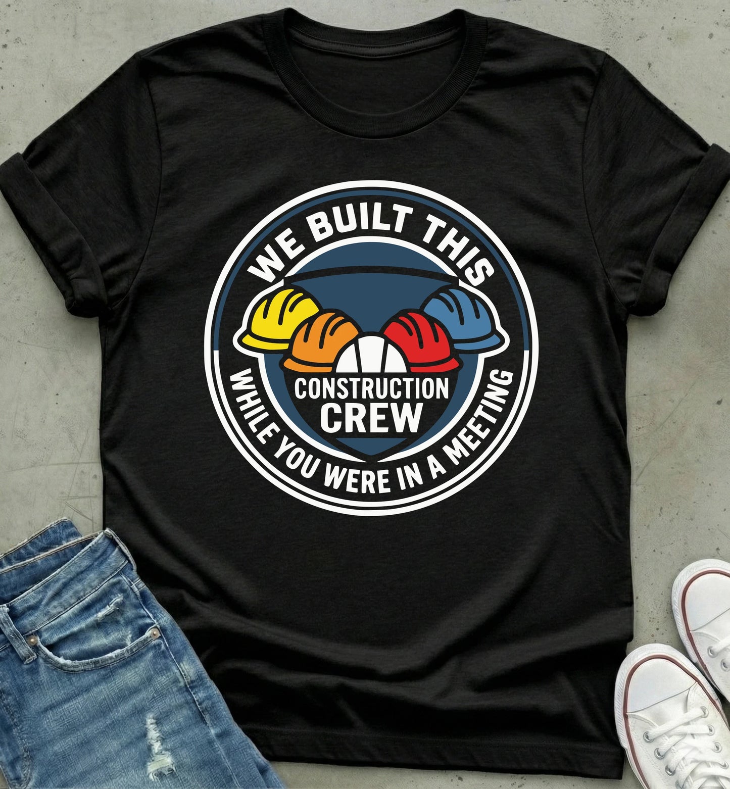 "We Built This" Construction Crew Badge