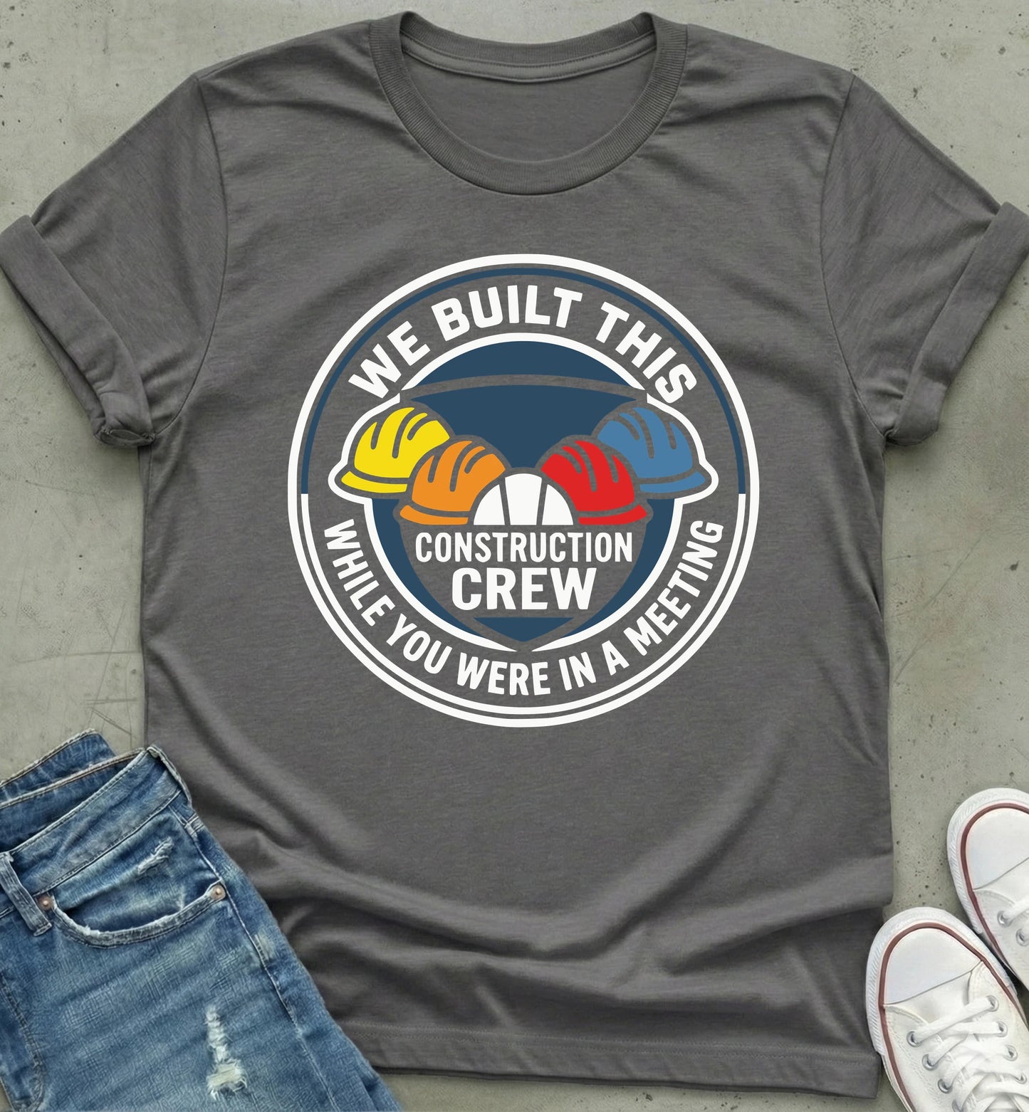 "We Built This" Construction Crew Badge
