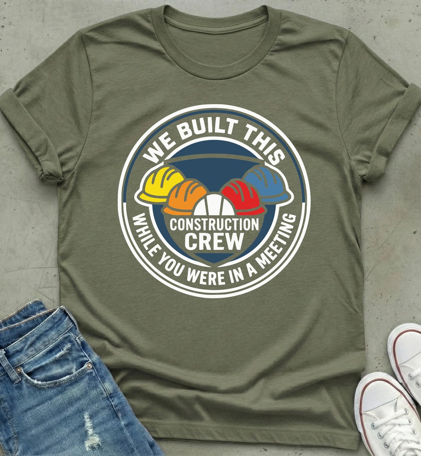 "We Built This" Construction Crew Badge
