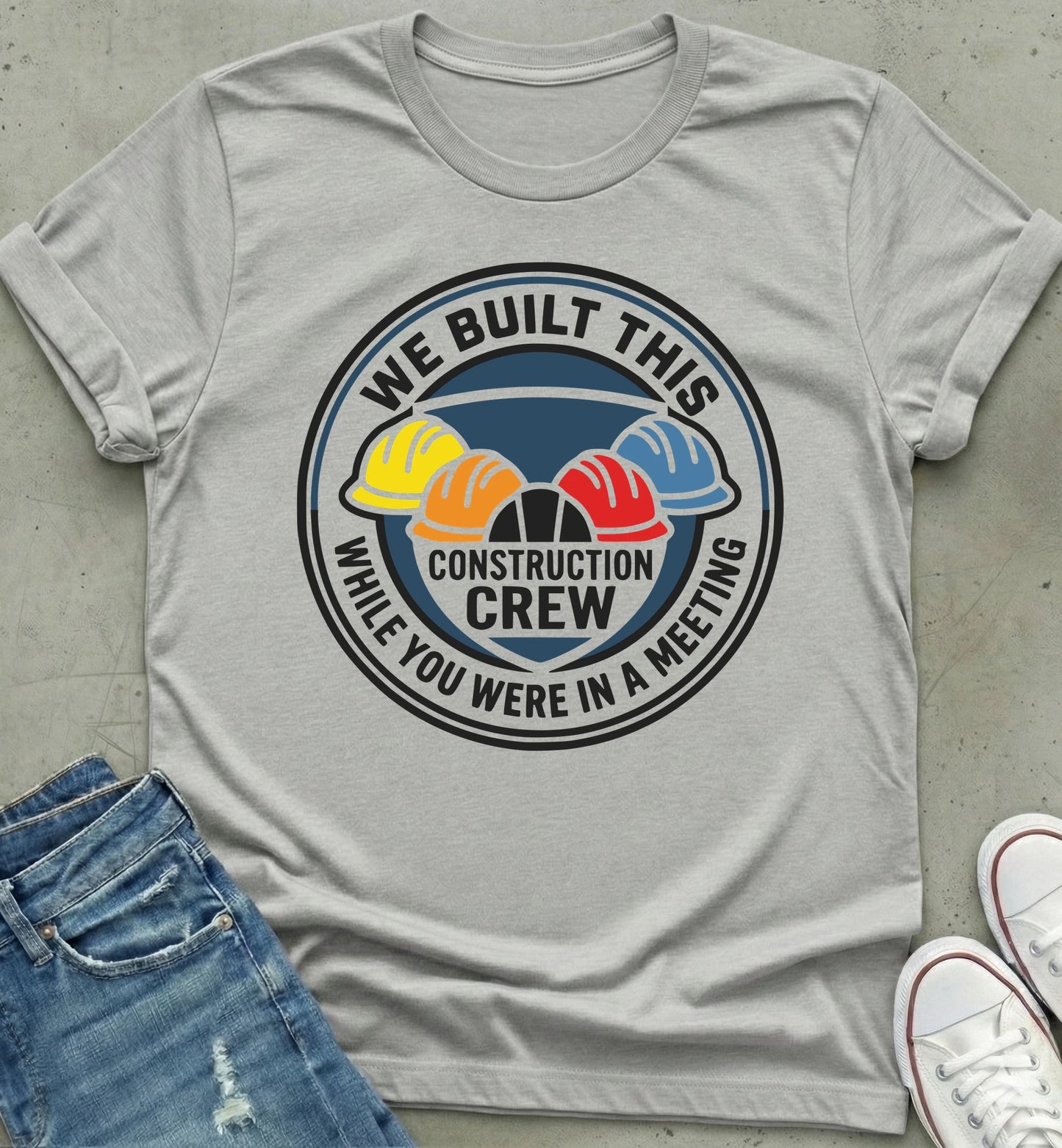 "We Built This" Construction Crew Badge