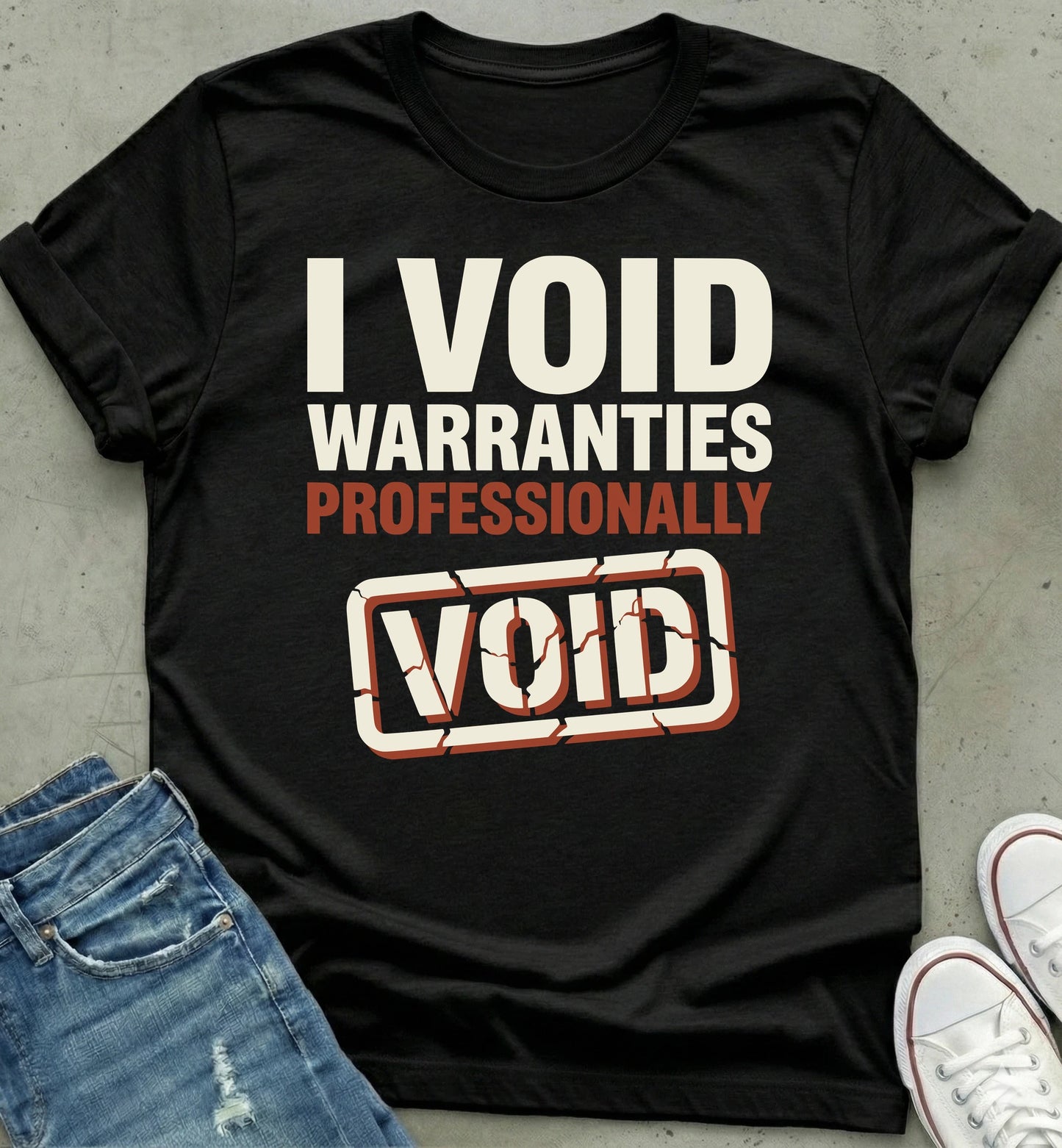 "Professional Warranty Void T-Shirt"