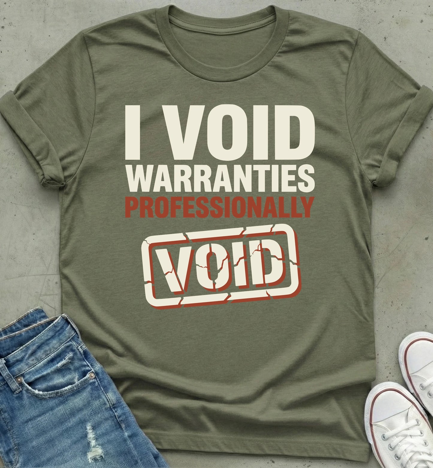 "Professional Warranty Void T-Shirt"
