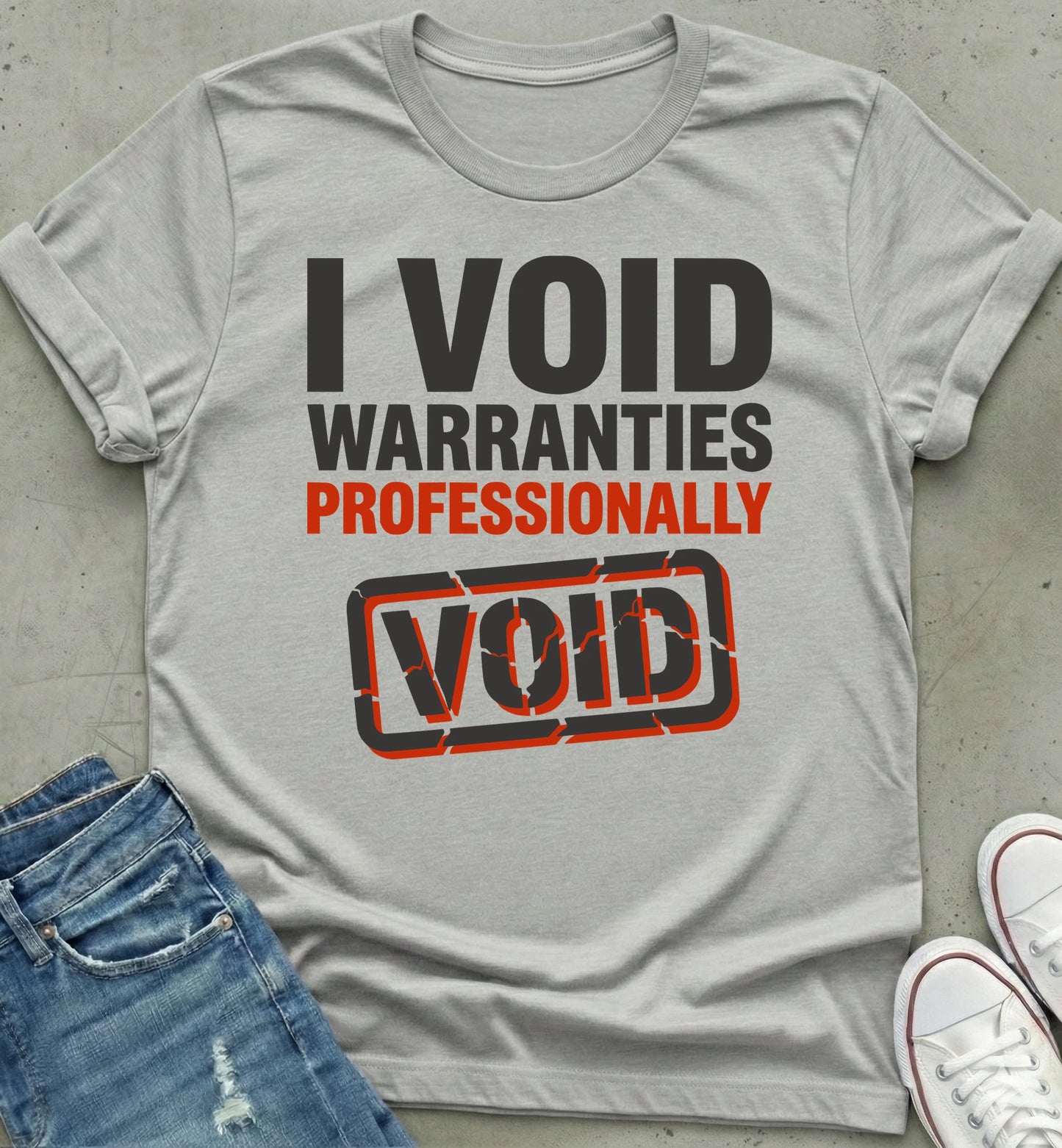 "Professional Warranty Void T-Shirt"