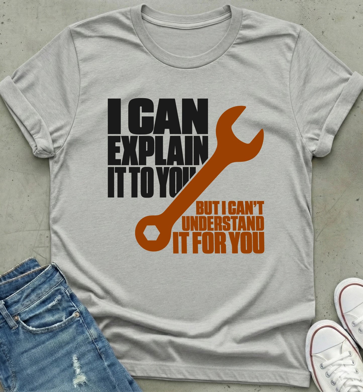 "Wrench Wisdom Tee"