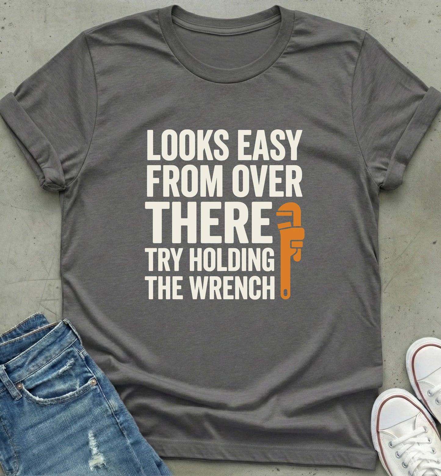 "Wrench Skills Statement Tee"
