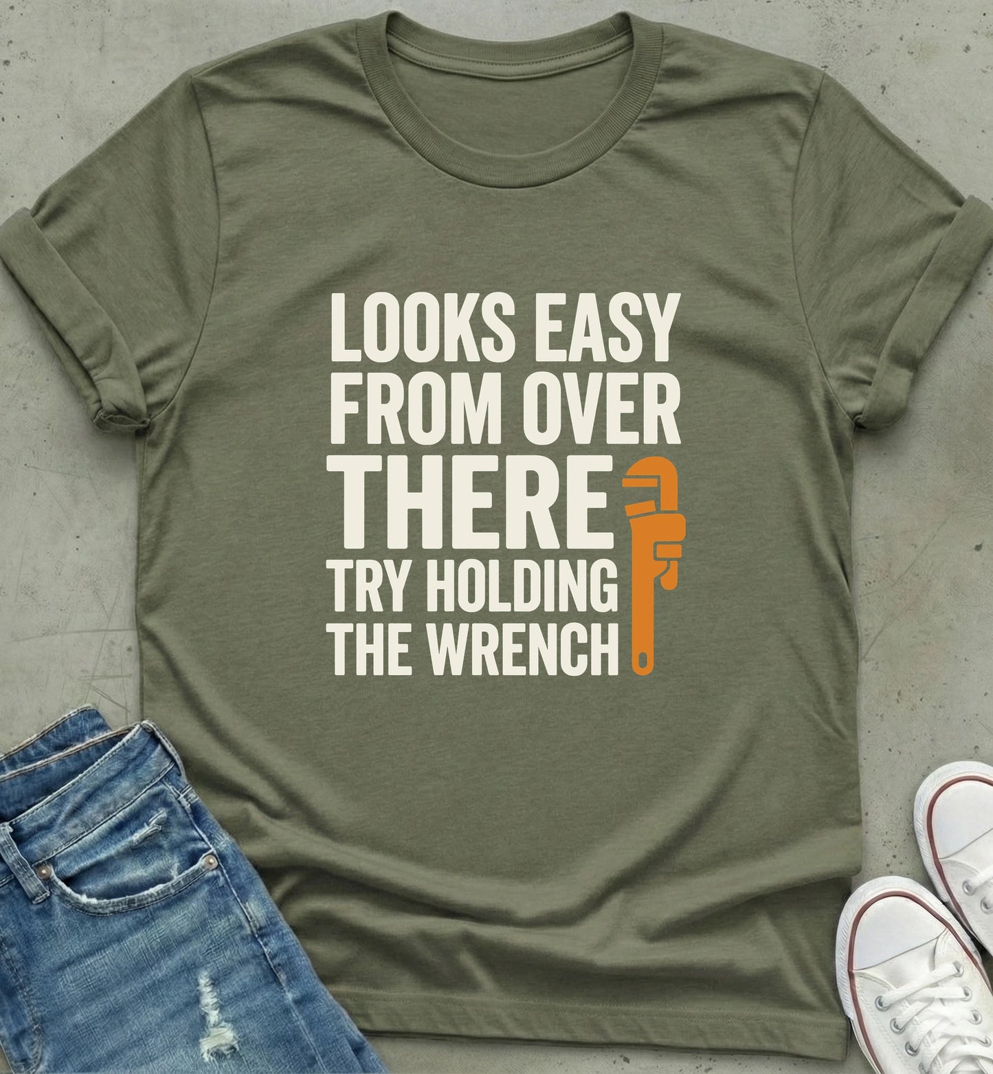 "Wrench Skills Statement Tee"