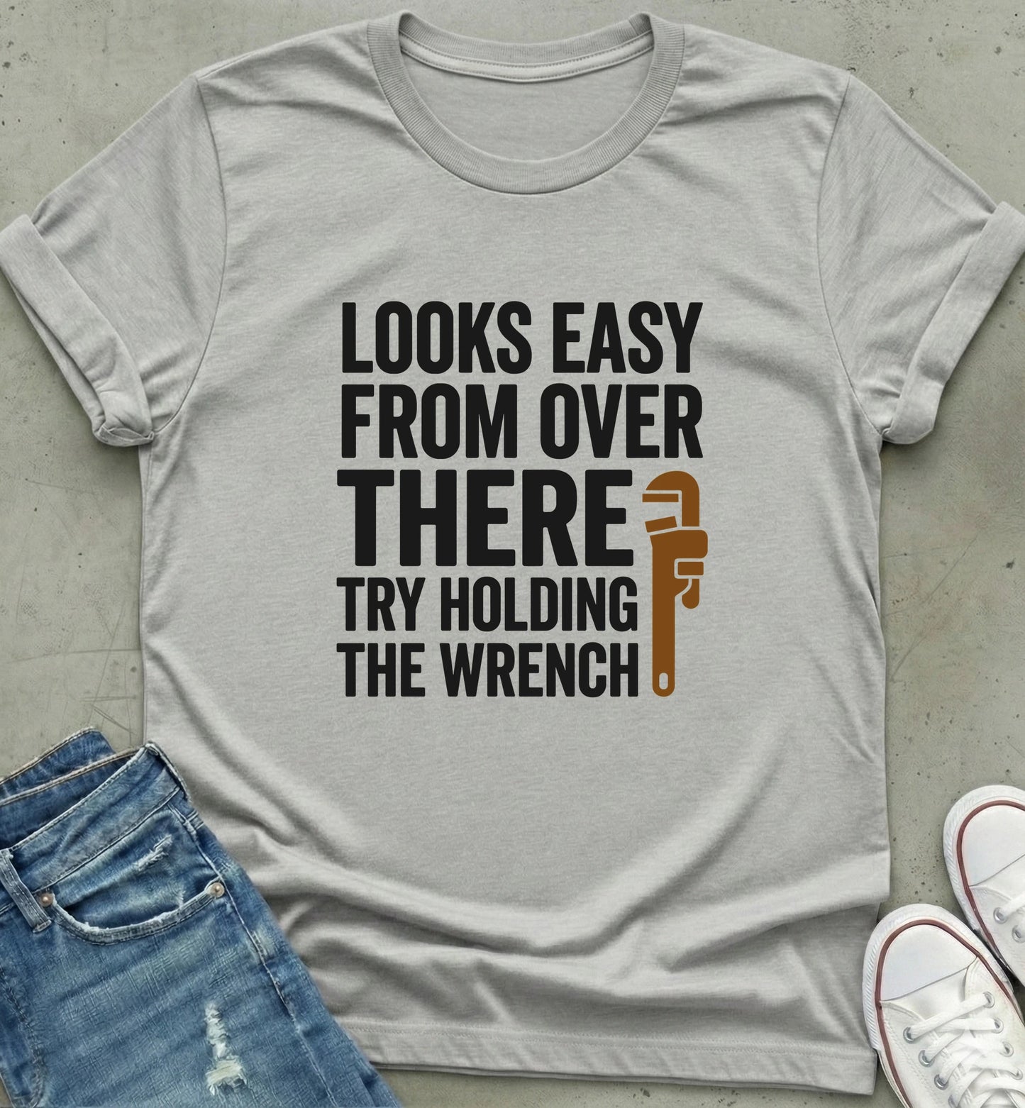 "Wrench Skills Statement Tee"