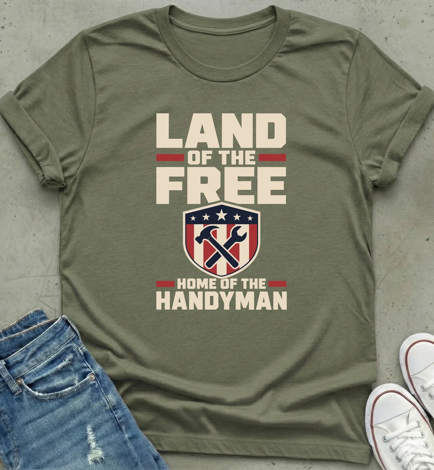 Patriotic Handyman Pride T-Shirt