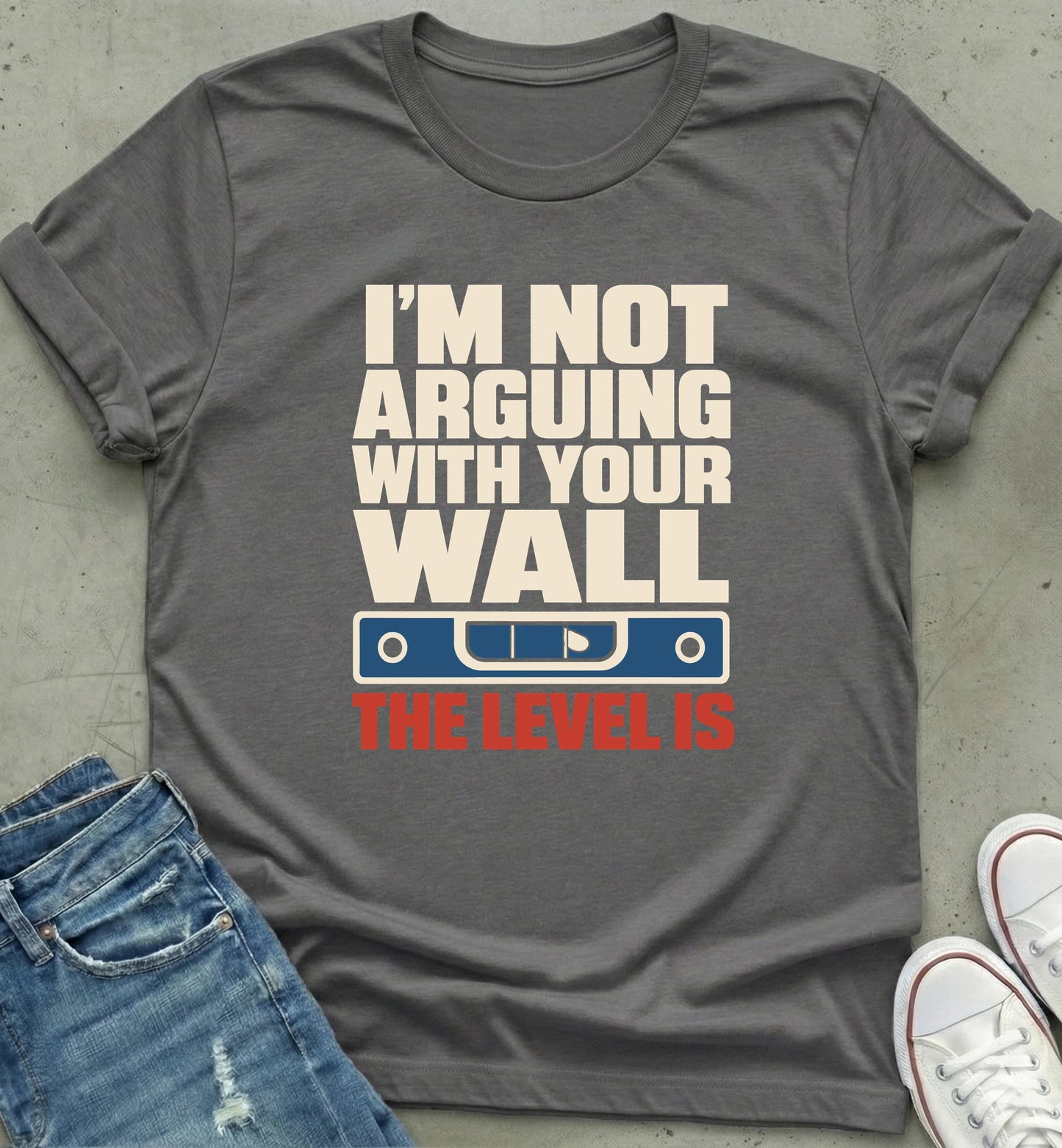 "Level-Headed Humor Tee"