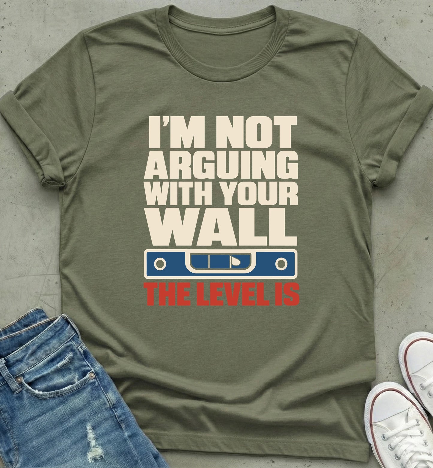 "Level-Headed Humor Tee"