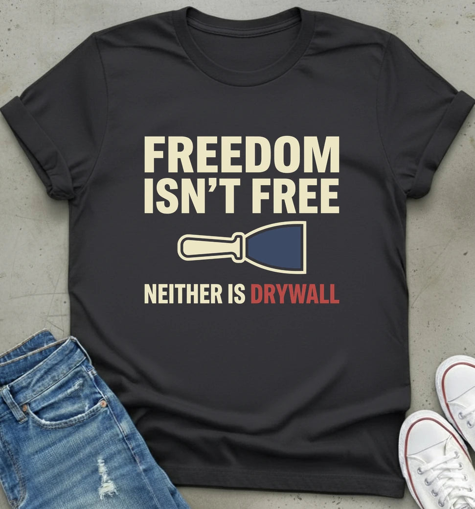 "Freedom Isn't Free Drywall Tee"