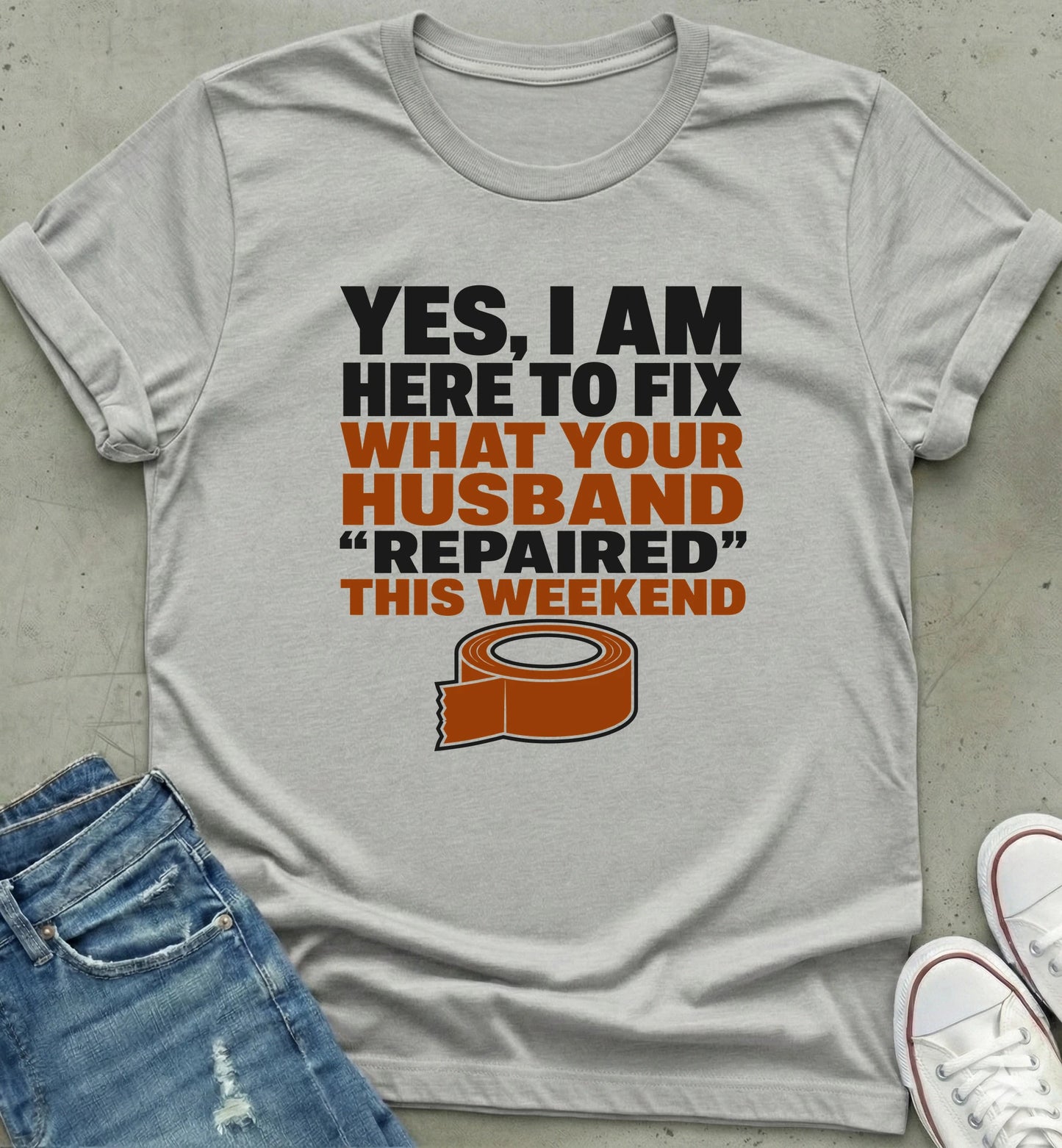 "Weekend Repair Humor Tee"