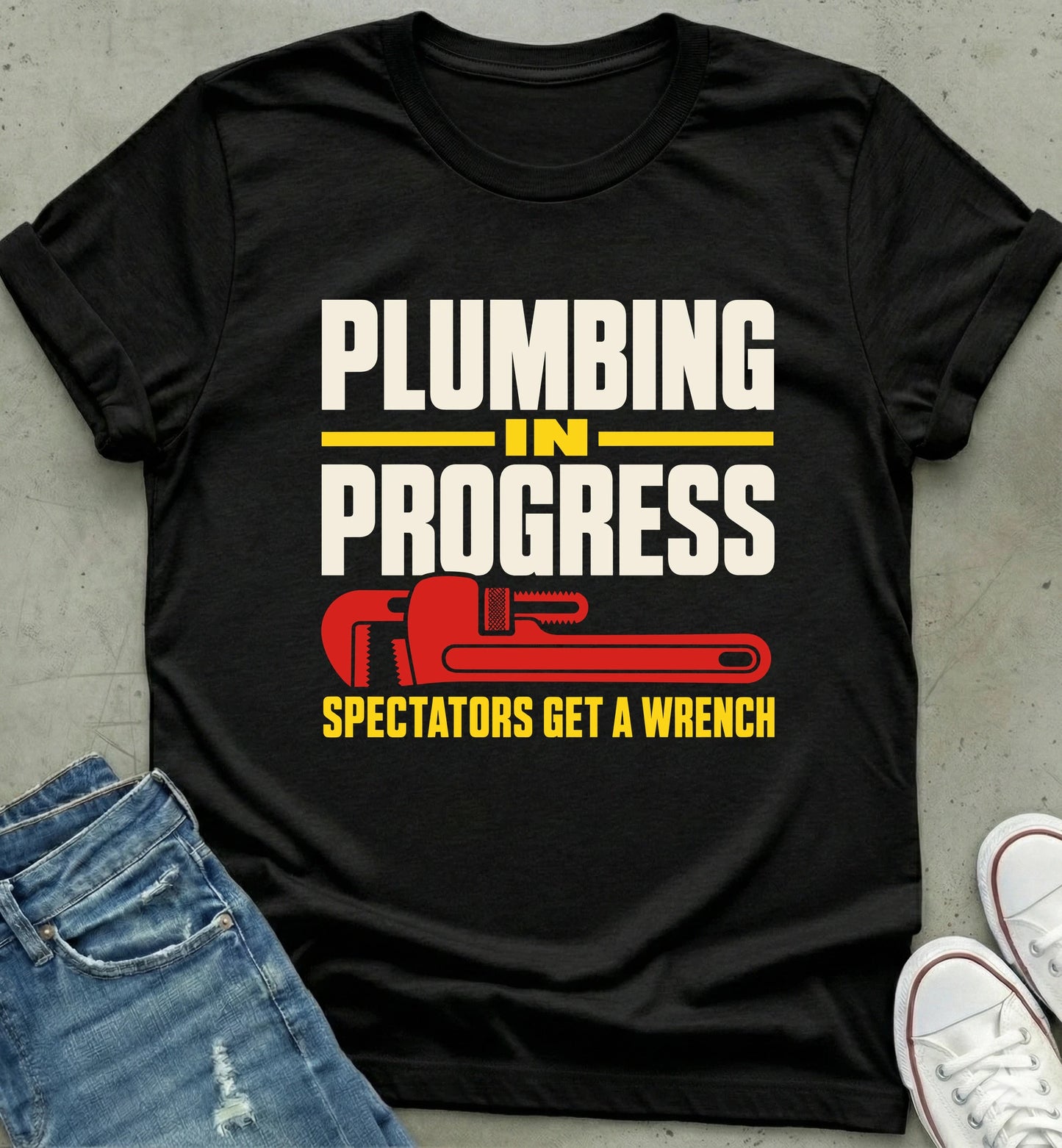 Plumbing in Progress Tee