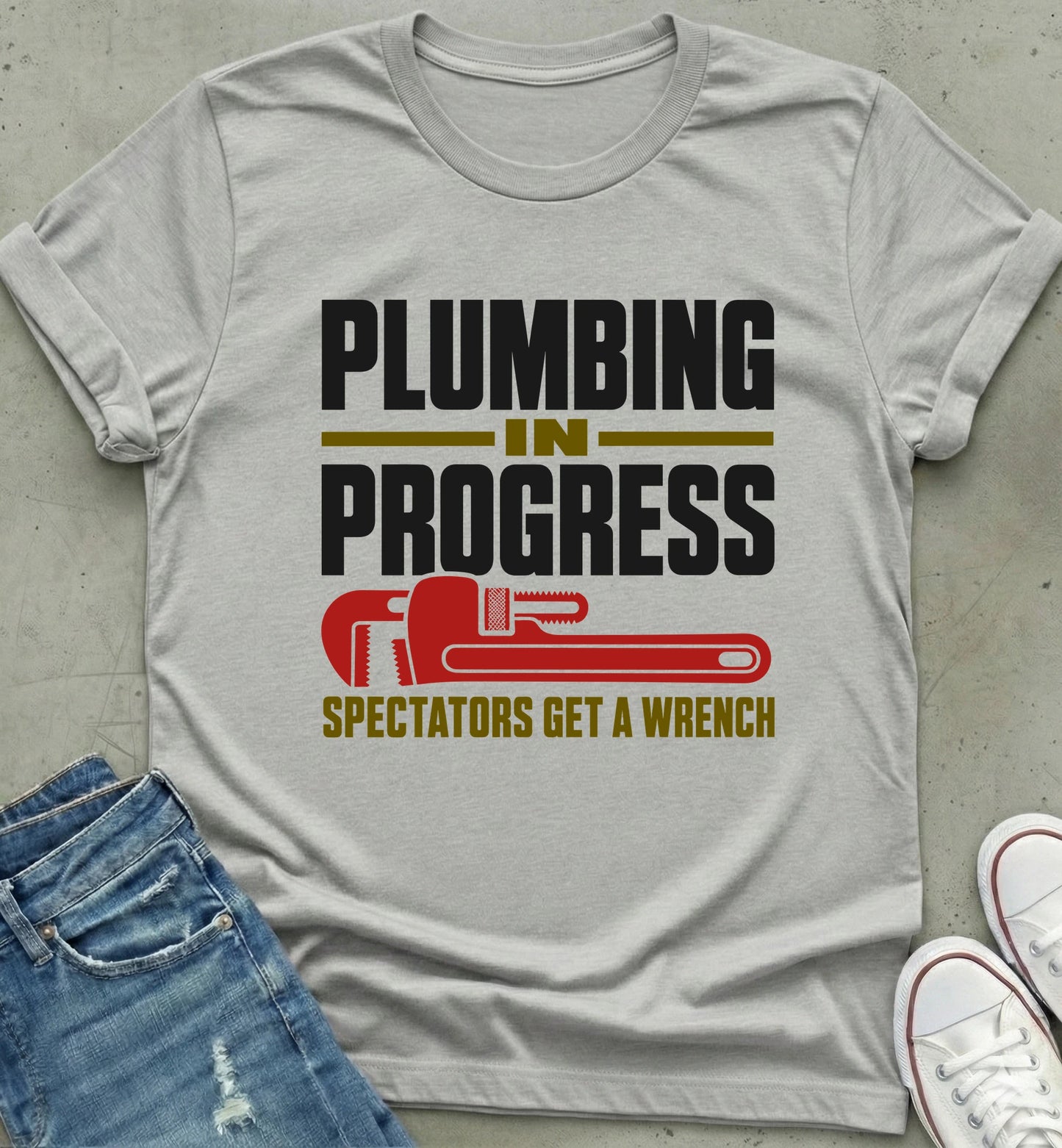 Plumbing in Progress Tee